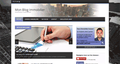 Desktop Screenshot of mon-blog-immobilier.com